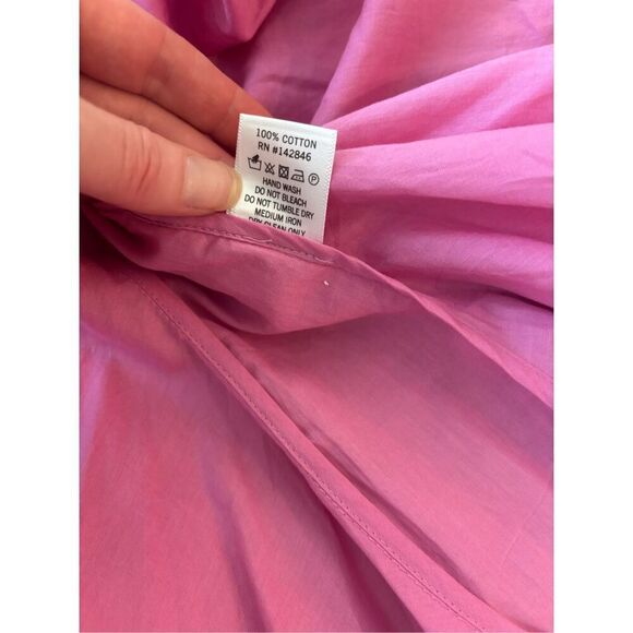 NWOT Rhode Rosie puff sleeve wrap dress, prism pink, $375 - Picture 6 of 9